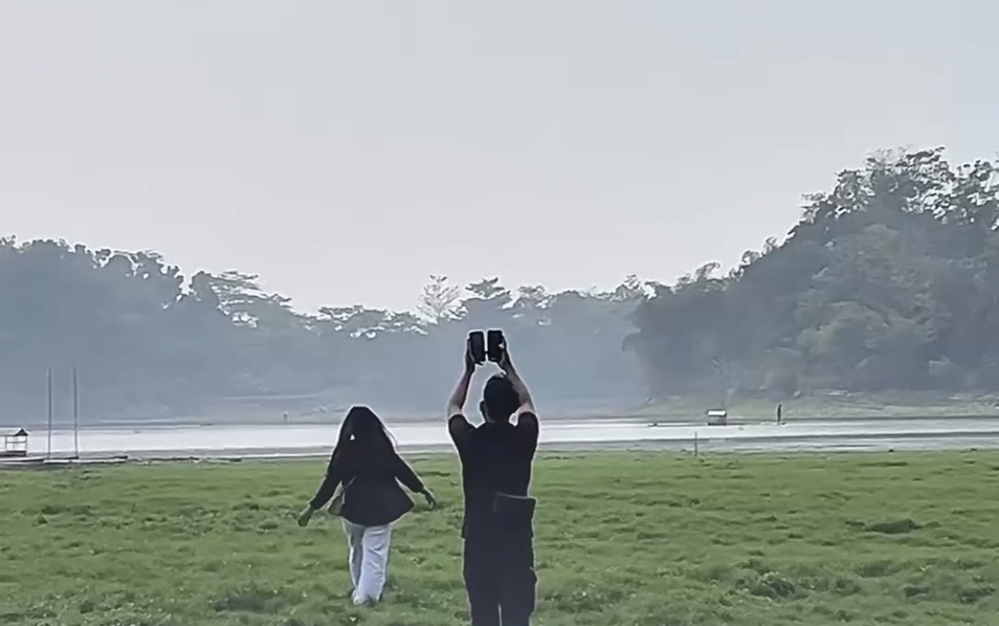 Viral di Sosmed, Surutnya Objek Wisata Situ Gede Jadi Daya Tarik Pengunjung