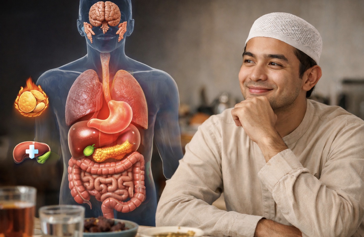 Jangan Kaget, Ini yang Terjadi pada Organ Tubuh Saat Puasa Ramadan