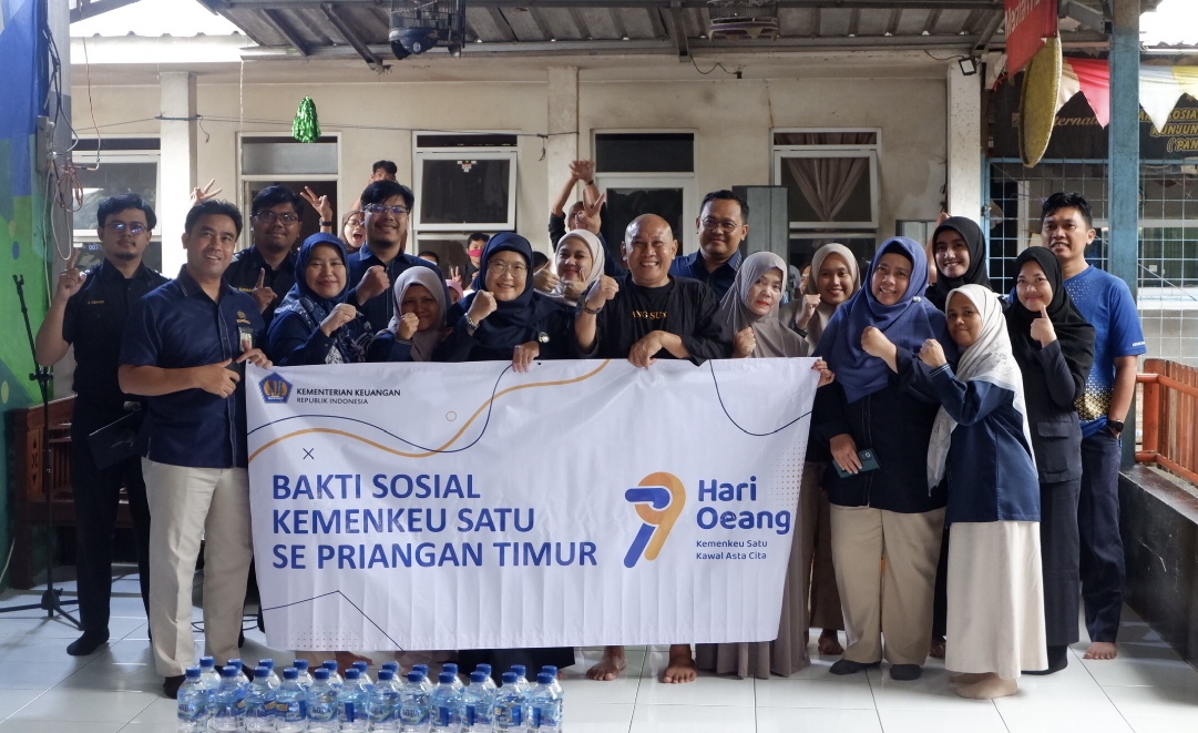 Peringati Hari Oeang ke-79 Republik Indonesia, Kementerian Keuangan Satu Priangan Timur Peduli Sesama