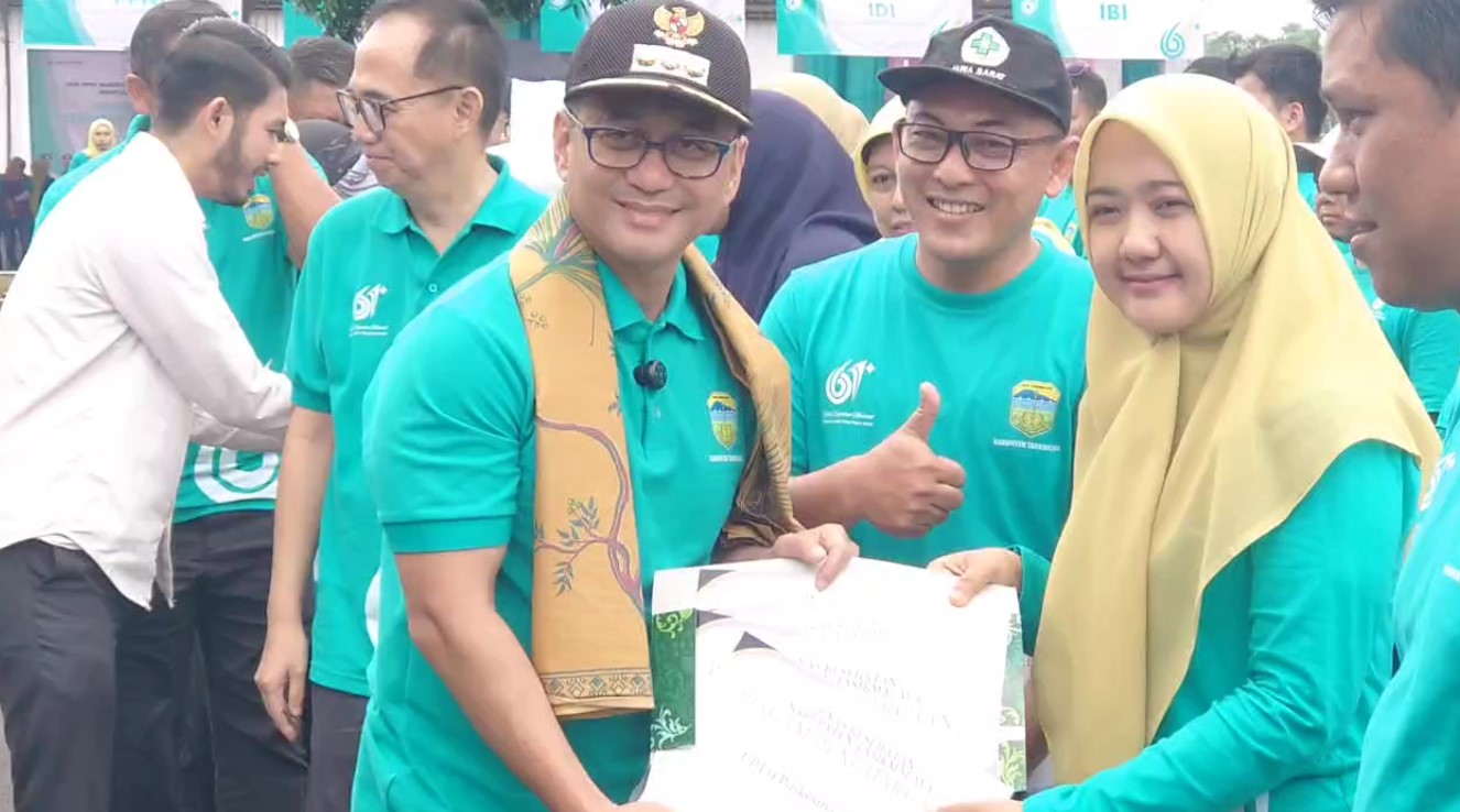 HKN Momentum Tingkatkan Kualitas Kesehatan Masyarakat, Bupati Dorong Masyarakat Terapkan Pola Hidup Sehat