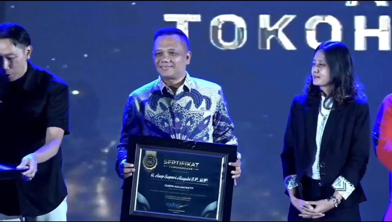 Mantan Ketua DPRD Tasik Asep Sopari Apresiasi Radar TV Award, Berharap Radar TV Semakin Menginspirasi