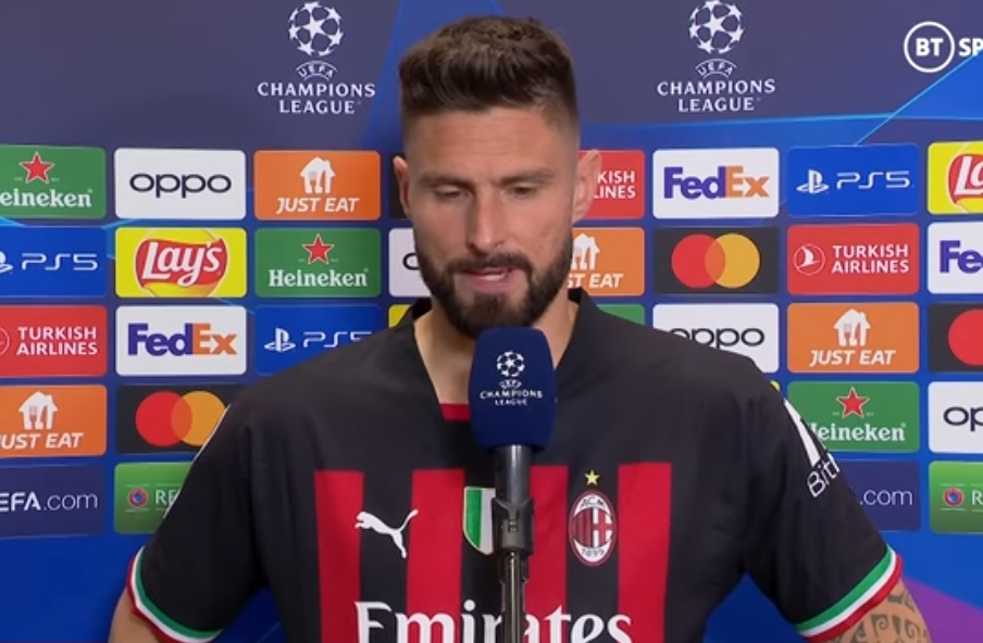 Oliver Giroud Ucapkan Selamat Tinggal kepada AC Milan