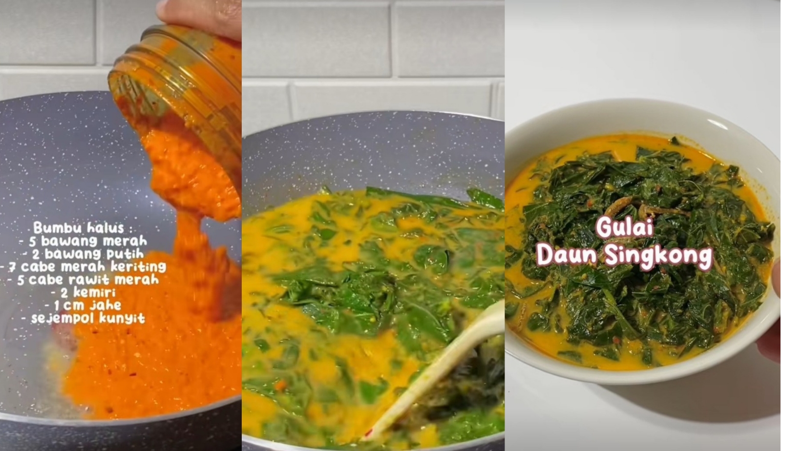 Tidak Hanya Jadi Lalapan, Resep Gulai Daun Singkong Ini Bisa Sampai Bikin Nasi Habis