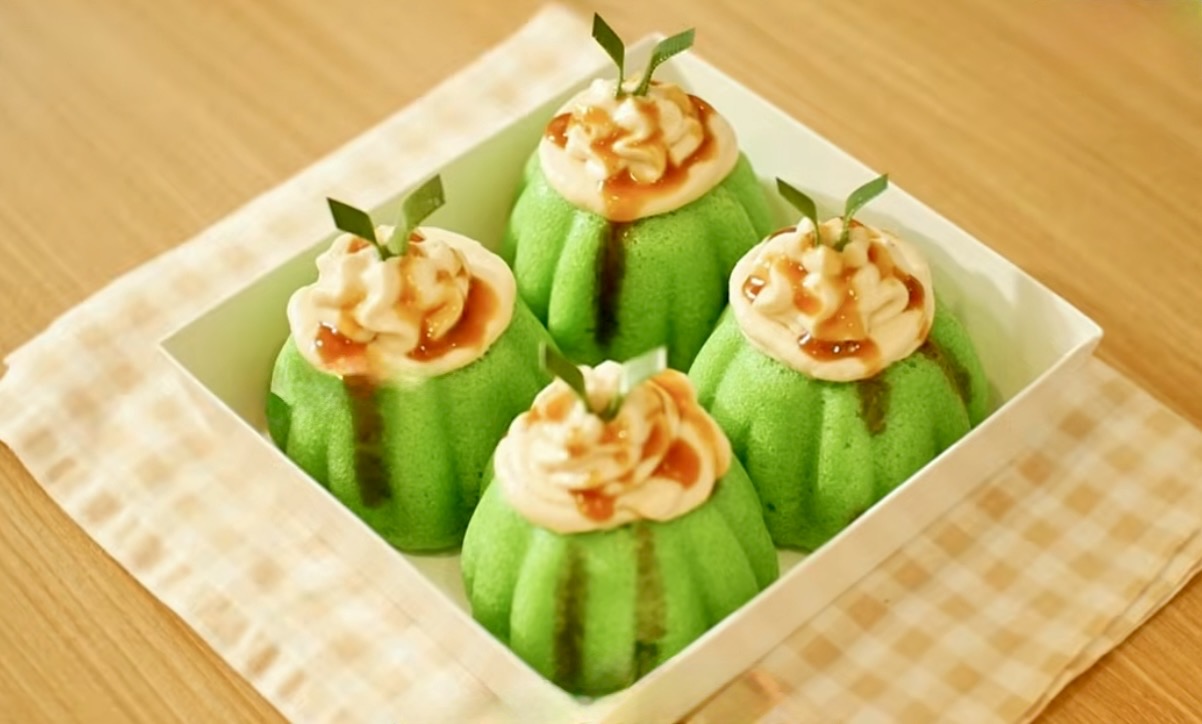 Resep Cake Gula Melaka Kukus Lembut Tanpa Oven