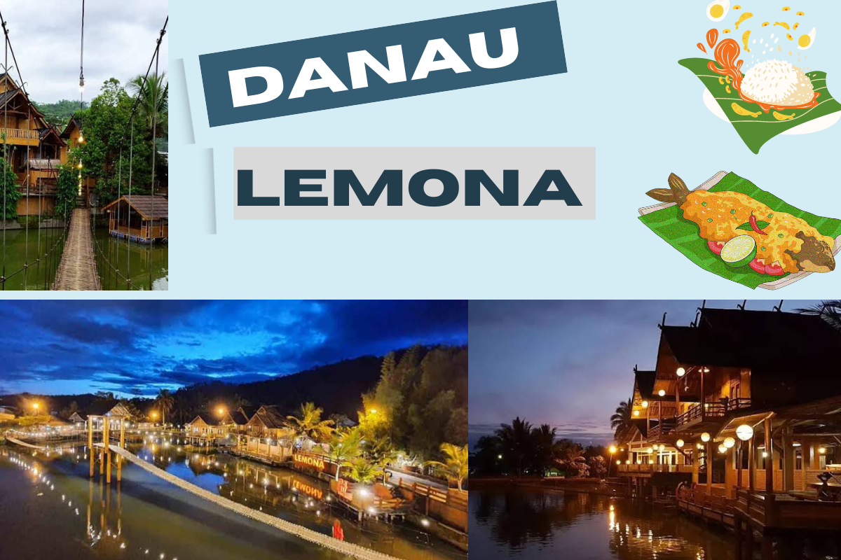Wisata Danau Lemona, Bisa Menyantap Kuliner di Gazebo Apung Sambil Menikmati Keindahan Danau
