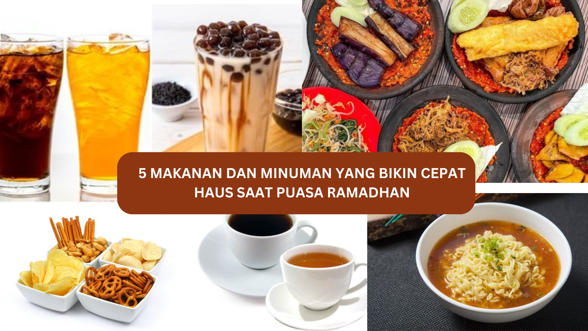 Hindari Konsumsi Ini Saat Sahur, Ini 5 Makanan dan Minuman yang Bikin Cepat Haus Saat Puasa Ramadhan 