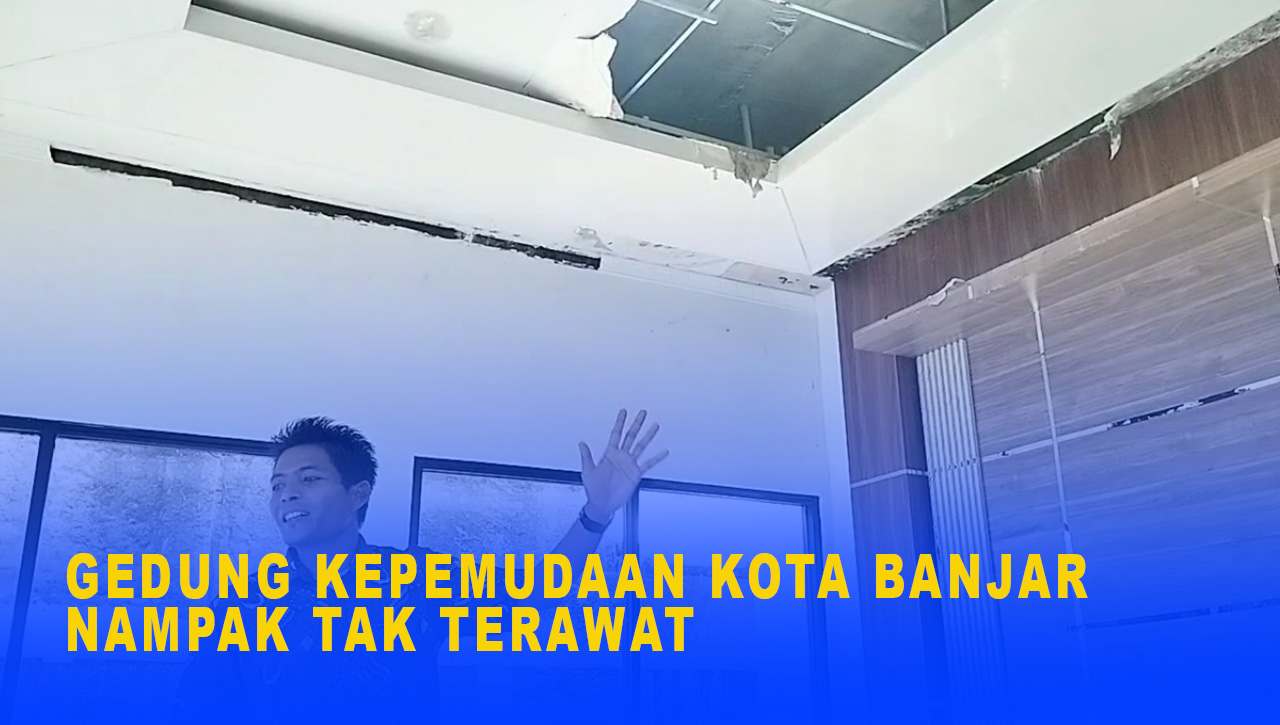 Gedung Kepemudaan Kota Banjar Nampak Tak Terawat, Pembina Posnu: Aset Jangan Sampai Terbengkalai