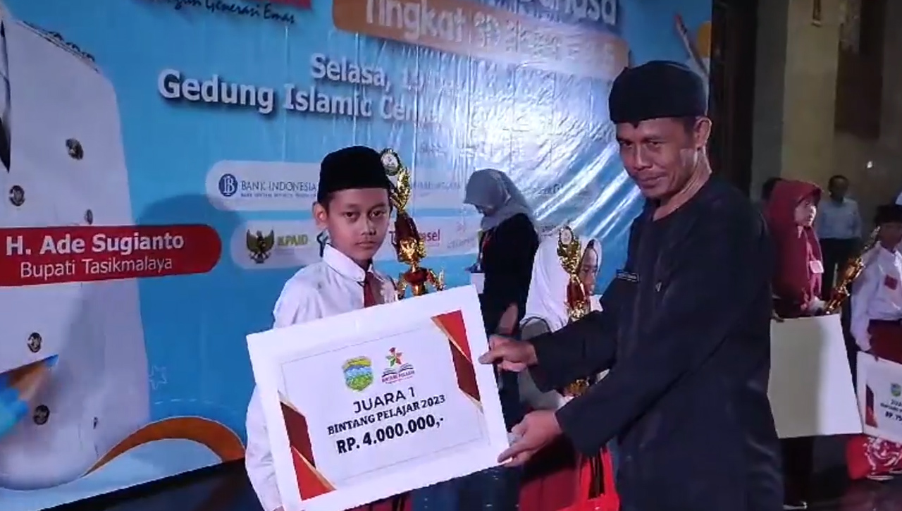 Hebat, Siswa SDN Buniasih Kadipaten Kabupaten Tasikmalaya Juara 1 Bintang Pelajar Radar Tasikmalaya Group