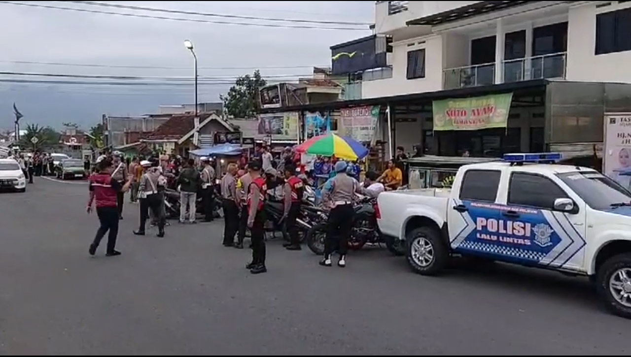 Polisi Razia Belasan Knalpot Brong, Belasan Unit Sepeda Motor Turut Diamankan