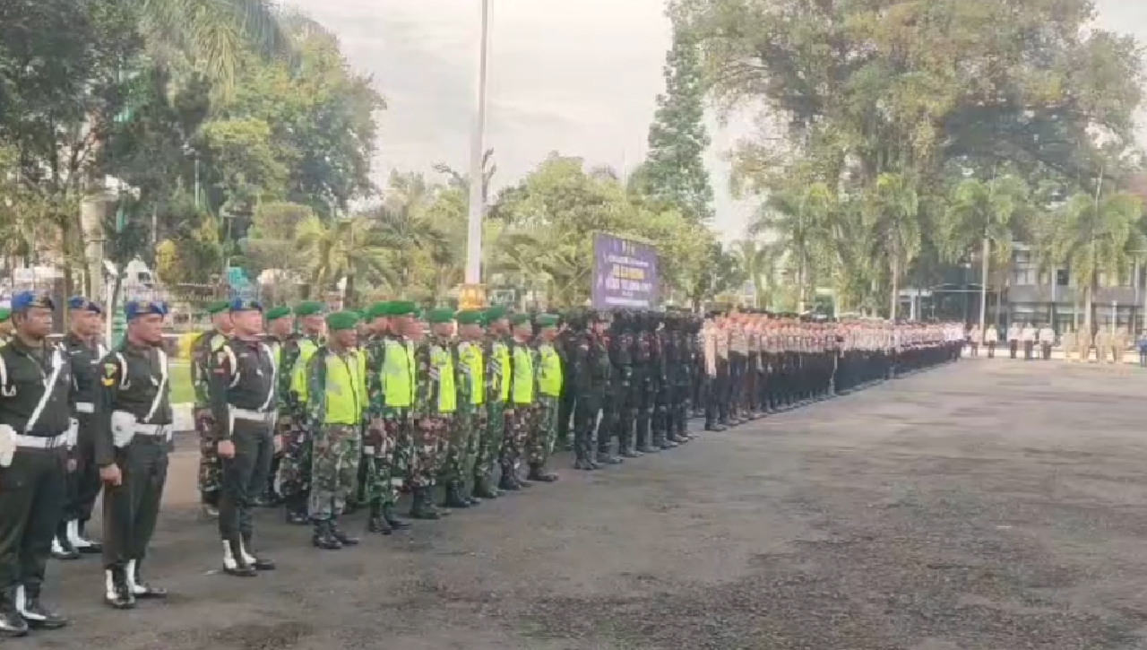 520 Personel Gabungan Amankan Nataru di Kabupaten Ciamis, Petugas Antisipasi Kerawanan Kemanan dan Bencana 