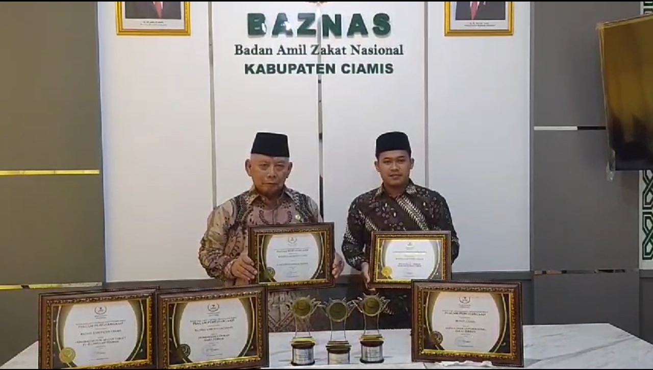 Baznas Ciamis Raih Lima Penghargaan Baznas Jabar Award 2024, Mantap Jadi Lembaga Pengelola Zakat Profesional