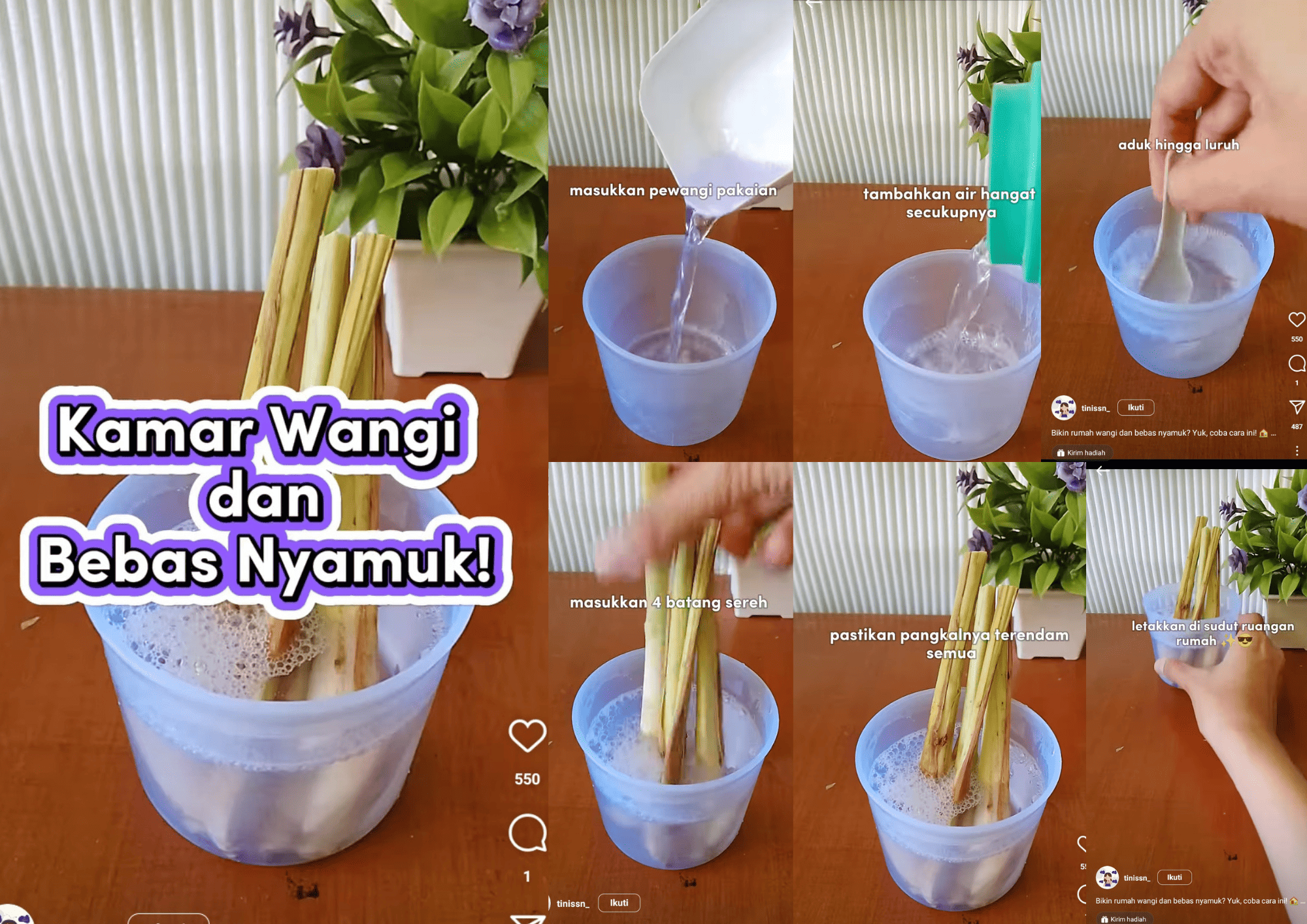 Trik Cara Bikin Kamar Wangi dan Bebas Nyamuk Hanya dengan 3 Bahan Sederhana ini