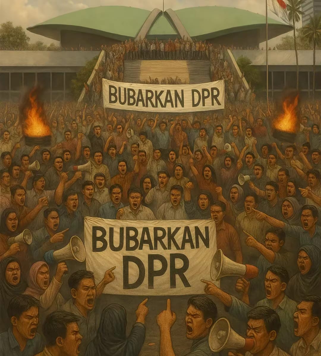 Tragedi 98 Comeback? 25 Agustus 2025, Demo Besar-Besaran Akan Geruduk Kantor DPR, Berikut Isu yang Diangkat