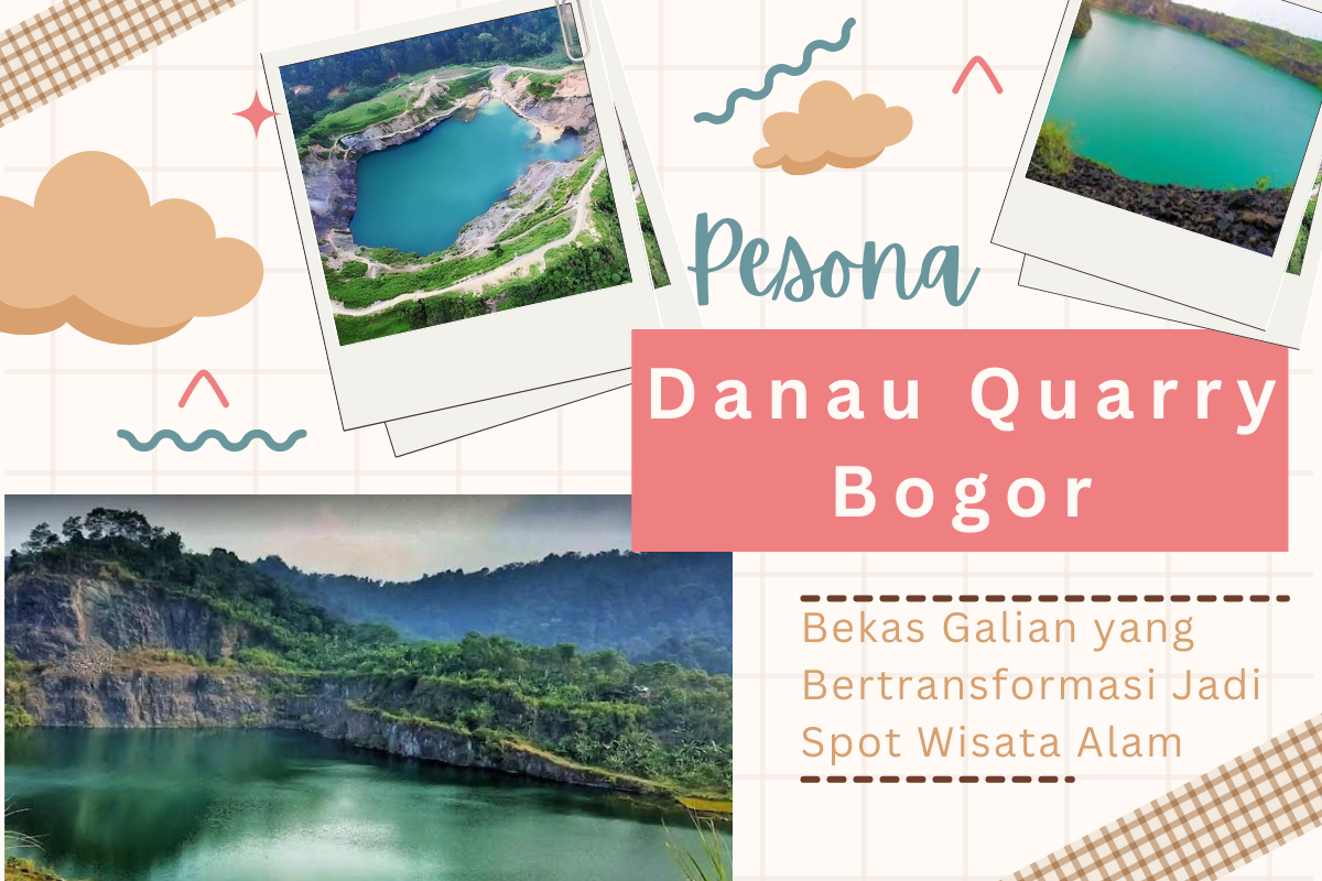 Pesona Danau Quarry Rumpin Bogor, Bekas Galian yang Berubah Menjadi Destinasi Alam Menakjubkan