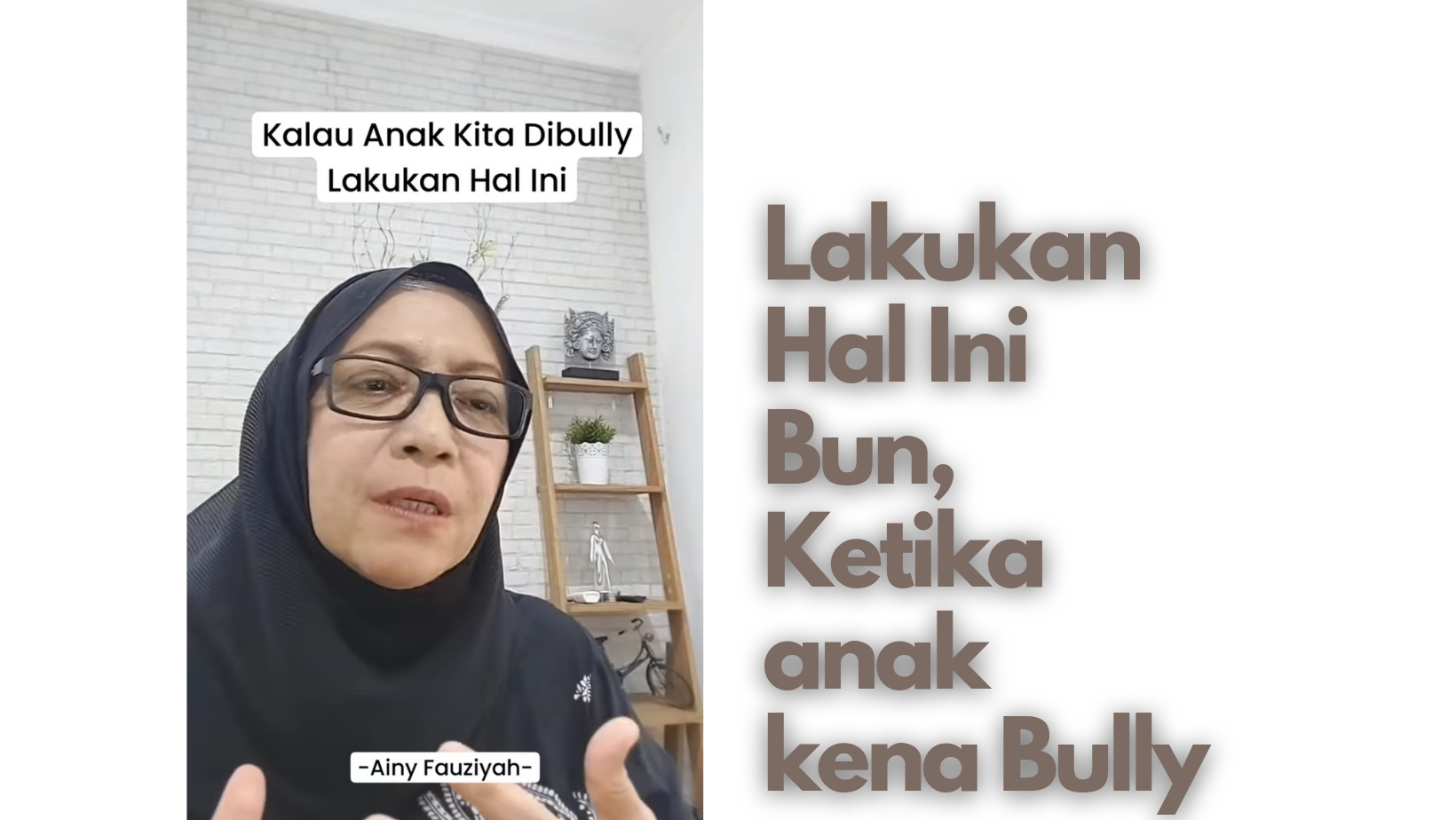 Dear Moms, Jangan Lakukan Ini Jika Anak Dibully, Motivator Ainy Fauziyah Bagikan Tipsnya Saat Anak Kena Bully