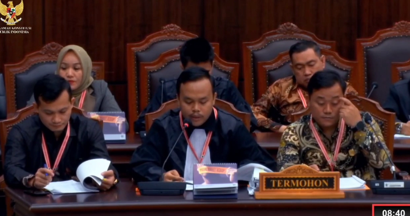 Sidang Lanjutan MK, KPU Bantah Tuduhan Dua Paslon, KPU Bersikukuh Berpedoman pada PKPU dan Surat KPU RI
