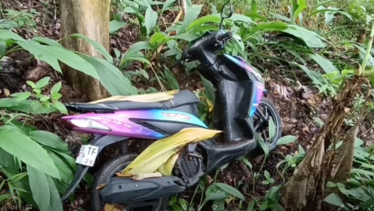 Sepeda Motor Ditinggal di Kebun Ternyata Hasil Curian, Pemilik Ngaku Kehilang Pada 30 Desember  2024 