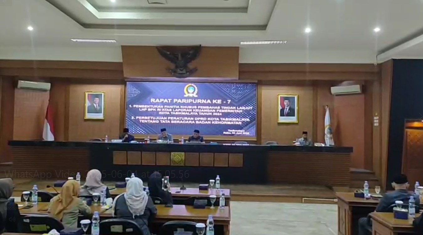 Pemkot Tasikmalaya Raih Opini WTP 9 Kali Berturut-Turut, Penggunaan Anggaran Dilakukan Pengawasan Ketat
