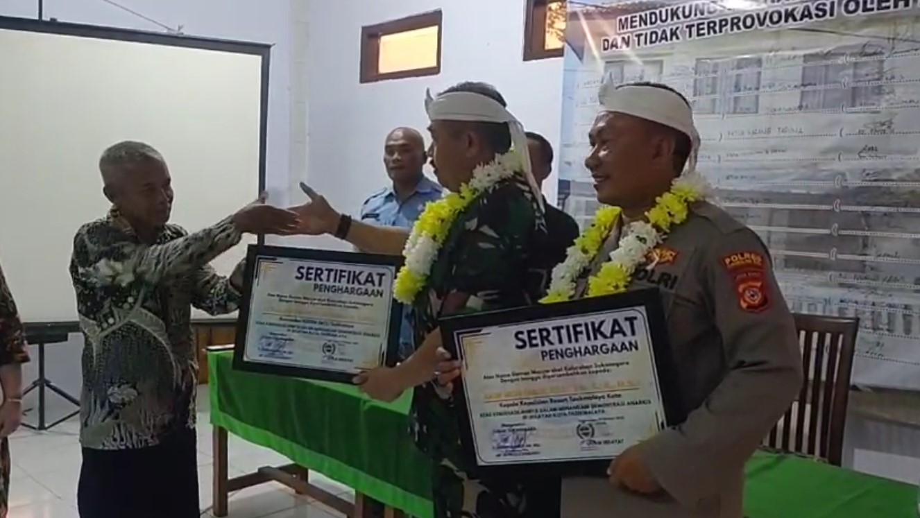 Warga Sukanagara Gelar Syukuran Untuk TNI-POLRI, Apresiasi Kinerja Menjaga Keamanan Kota Tasikmalaya