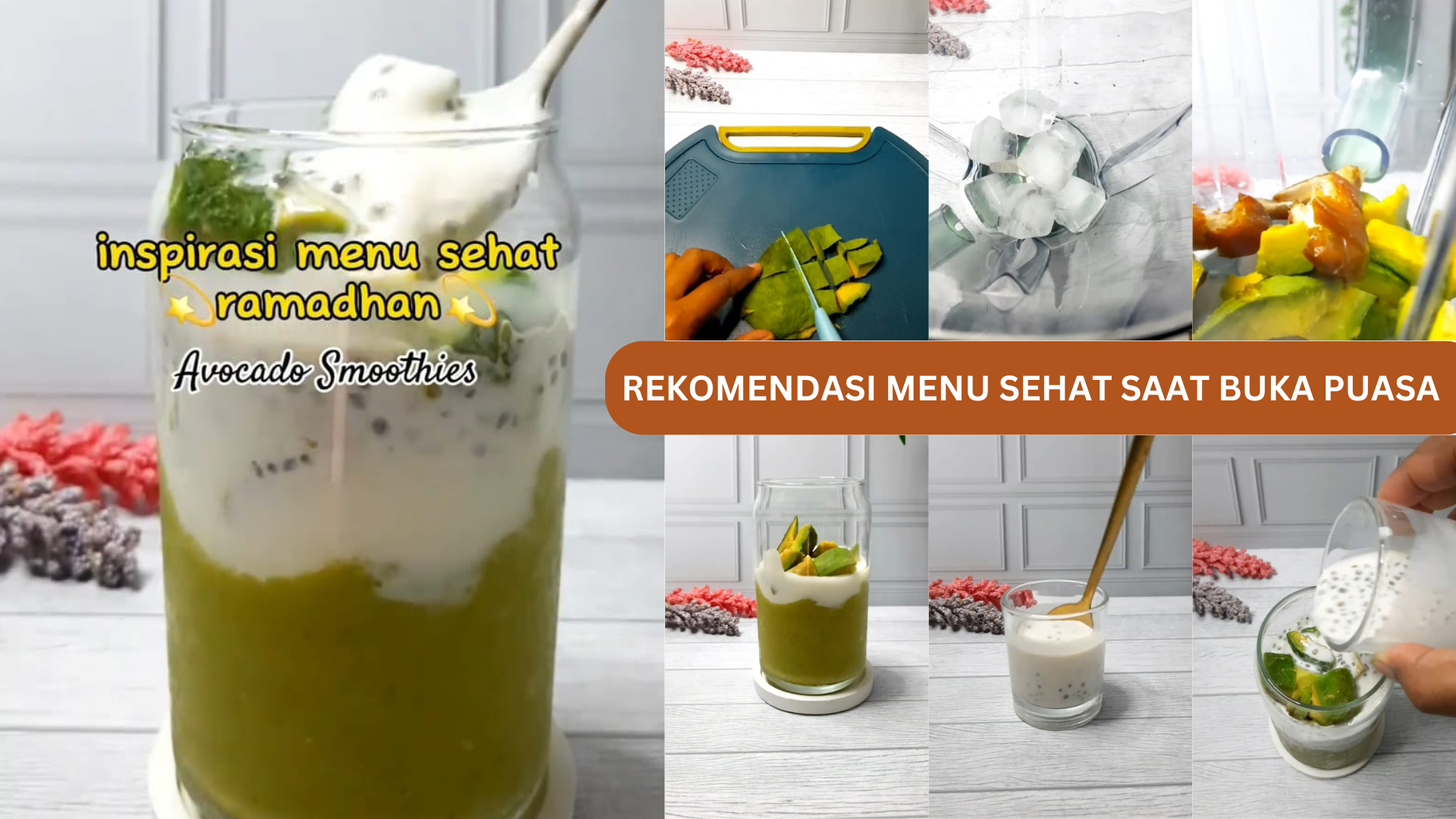 Rekomendasi Menu Sehat Saat Buka Puasa, Avocado Smoothies yang Creamy dan Menyegarkan, Ini Bahannya