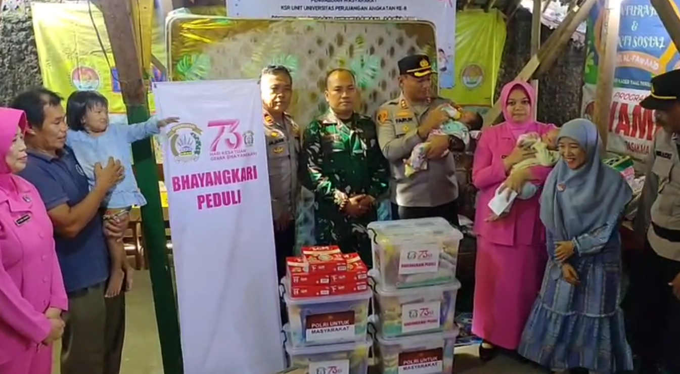 Polres Tasikmalaya Kota Peduli Anak Yatim dan Bayi Telantar, Serahkan Bantuan kepada Yayasan YAMU’TI