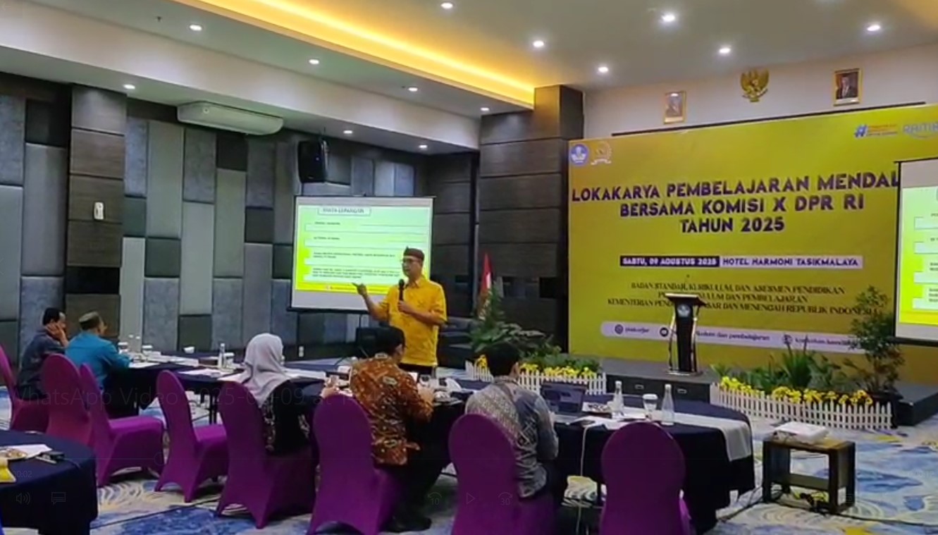 Komisi X DPR RI Gelar Lokakarya Pembelajaran Mendalam, Metode Baru Membuat Siswa Lebih Kritis dan Responsif