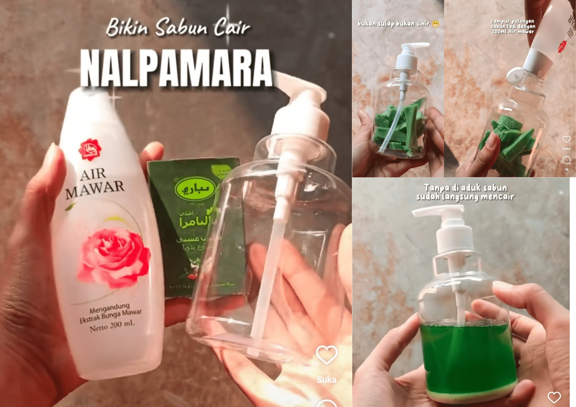 Cara Bikin Sabun Cair Nalpamara Sendiri Di Rumah, Cukup dengan 2 Bahan Kulit Menjadi Putih Glowing