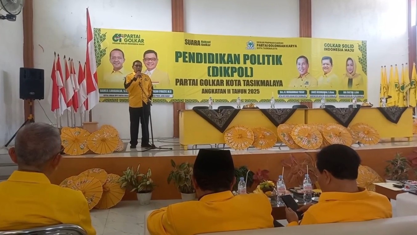 Golkar Kota Tasik Incar 9 Kursi DPRD Pada Pemilu 2029, Bergerak Lebih Awal Lewat DIKPOL Angkatan II 2025 