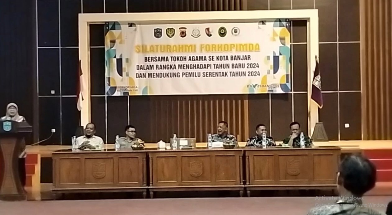 Jelang Pemilu 2024, Tokoh Agama di Banjar Diminta Untuk Bersama Jaga Kondusifitas Wilayah