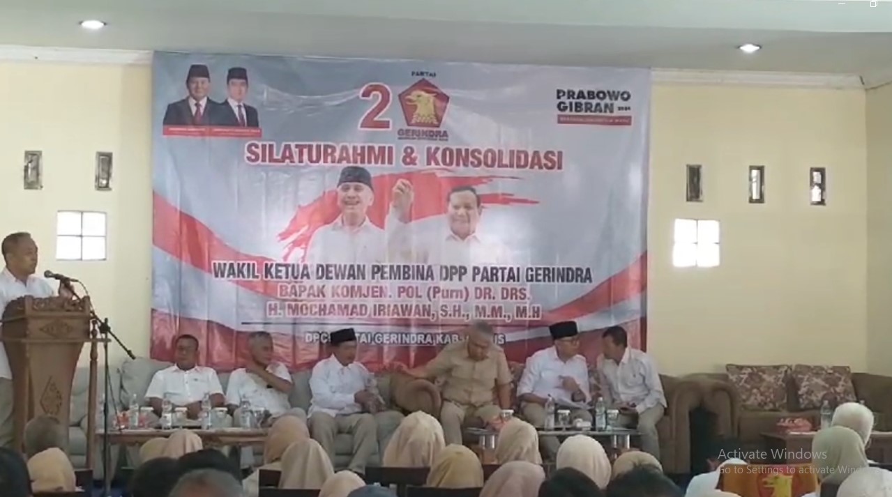 Suara Prabowo-Gibran Di Jawa Barat Ditarget Capai 60 Persen, Partai Gerindra Ciamis Lakukan Ini