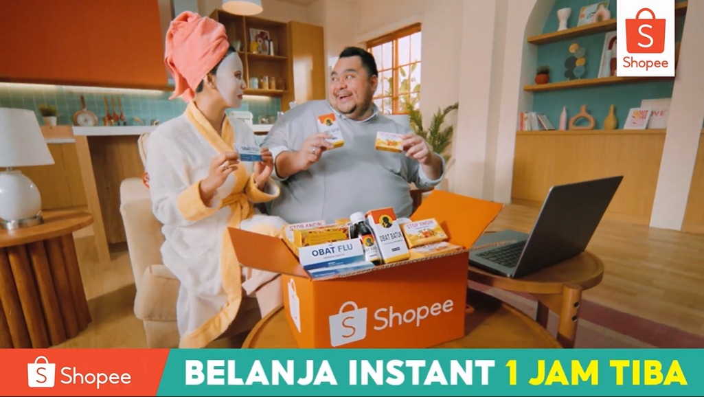 Belanja Harian Makin Sat Set, Atta Halilintar dan Aurel Dukung Shopee Instant 1 Jam Tiba
