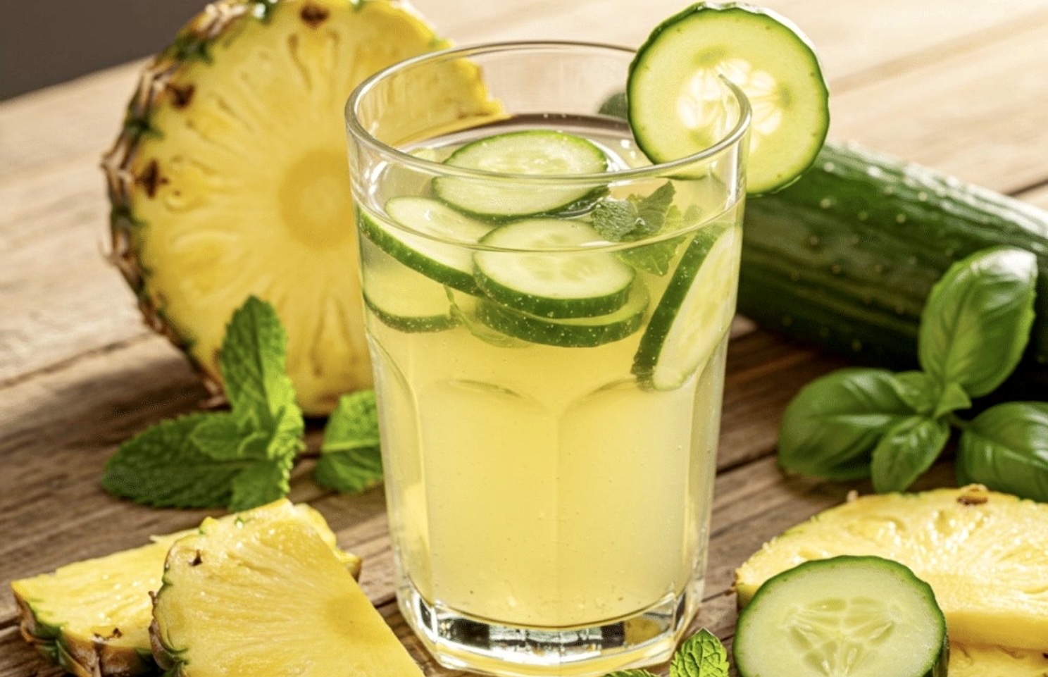 Cuma Butuh Nanas dan Timun, Rahasia Tekanan Darah Stabil dan Pencernaan Lancar