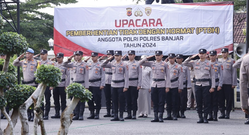 Penyalahgunaan Narkoba, Personel Polres Banjar diganjar Pemberhentian Tidak Dengan Hormat