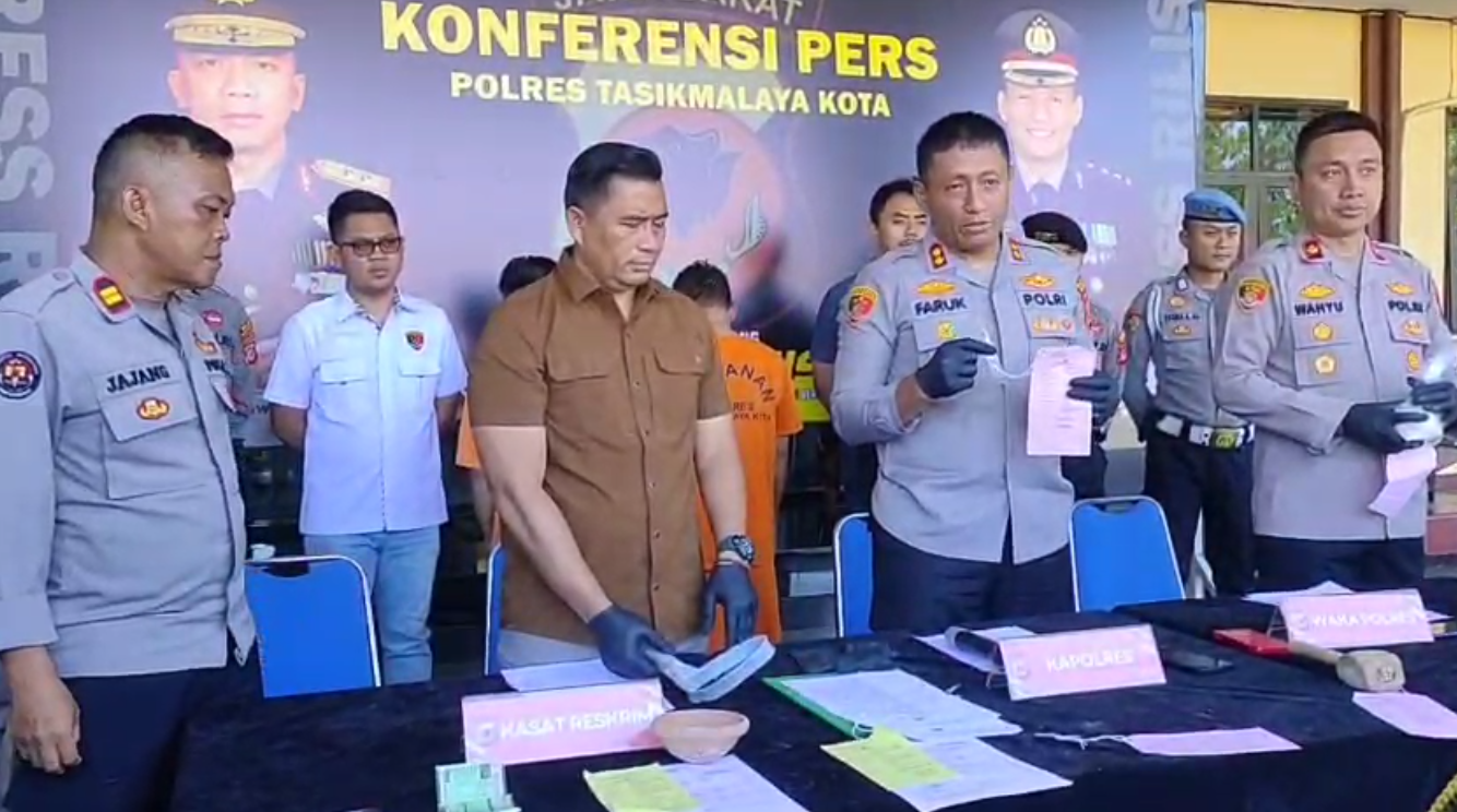 2 Penambang Emas Ilegal di Kab. Tasikmalaya Diciduk Polisi, Pelaku Beroperasi di Areal Milik Perhutani