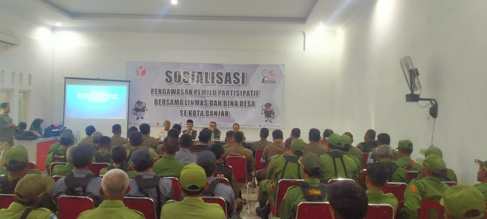 Satlinmas Diminta Bawaslu Banjar Awasi Pelanggaran Pemilu 2024, ini Tugas yang Akan Dilakukan