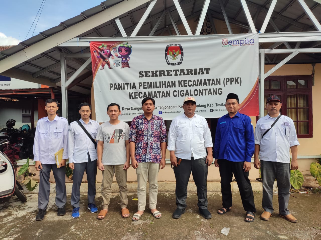 Komisioner KPU Kabupaten Tasikmalaya  Monitoring Pelaksanaan Coklit, Progres Capai 70 Persen