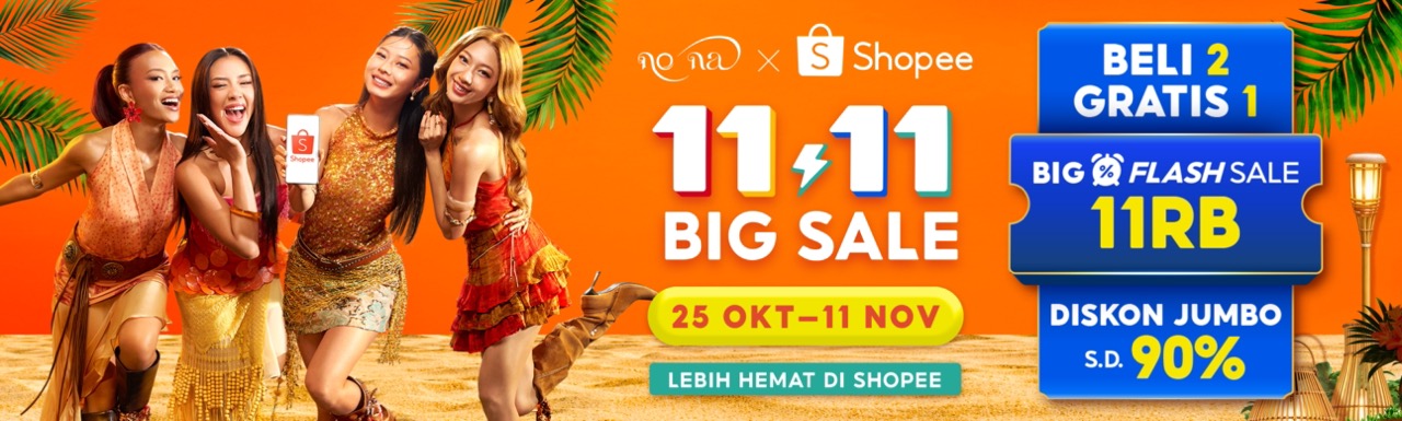 Tap Tap Langsung Pesan!” Pesona island girl, no na x Shopee Warna Musik Segar di 11.11 Big Sale