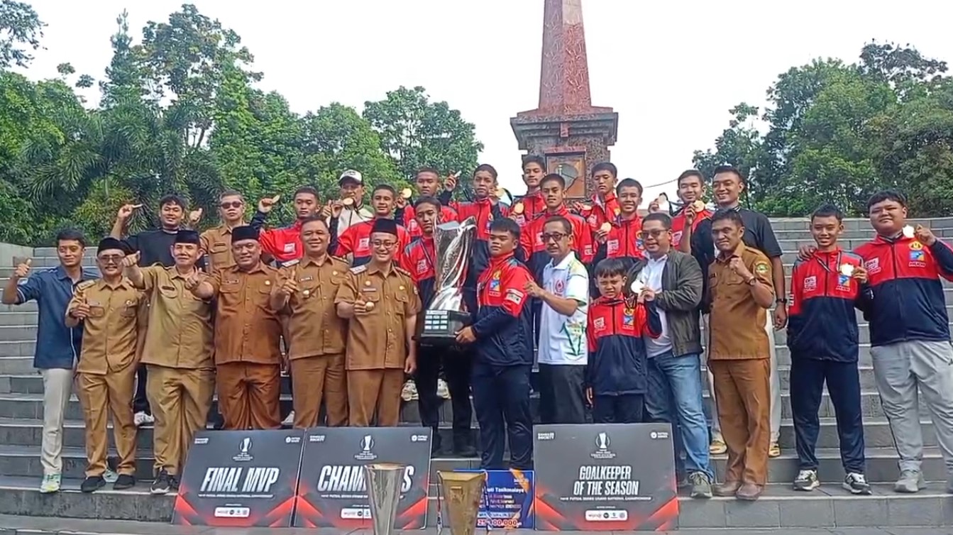 Bupati Apresiasi SMKN Bantarkalong Juara Futsal Nasional, Pemkab Komitmen Benahi Infrastruktur Olahraga