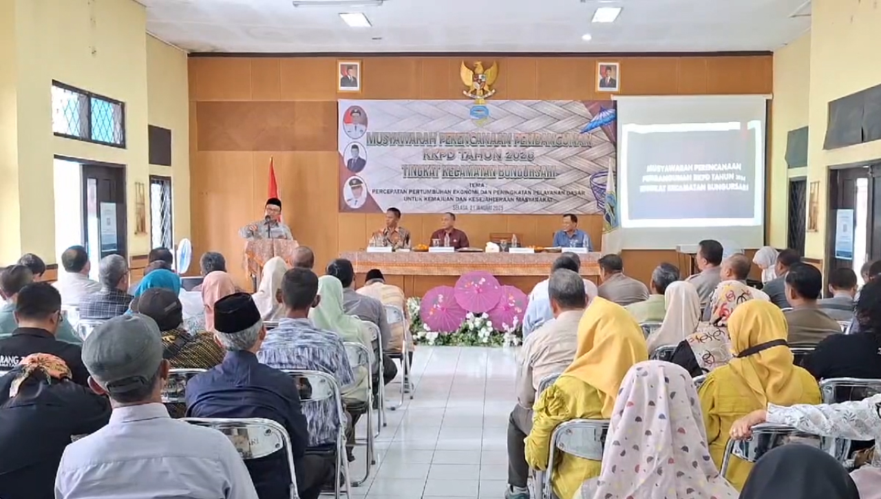 Musrenbang RKPD 2026 Kecamatan Bungursari Kota Tasikmalaya, Pembangunan Harus Satu Irama dari Kelurahan Hingga