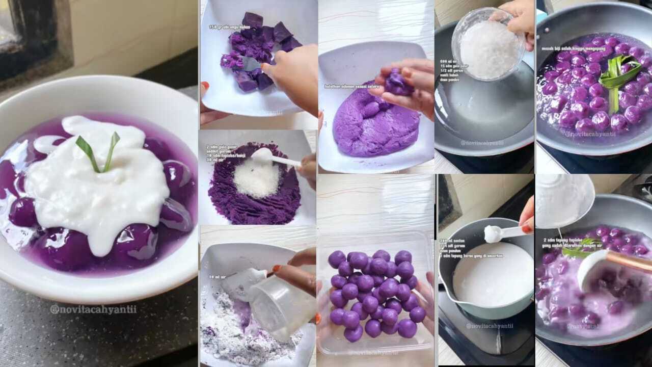 Resep Bubur Candil Ubi Kenyal dan Manis Alami, Dimakan Dingin Lebih Enak Cocok untuk Menu Takjil