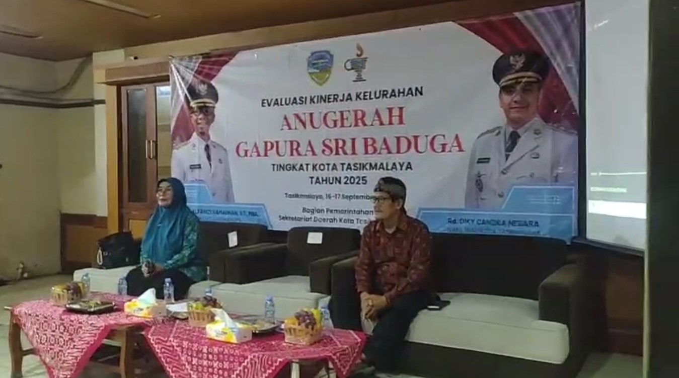 Pemkot Tasik Targetkan Masuk 3 Besar Ajang Anugerah Gapura Sri Baduga, Momentum Evaluasi Pelayanan Kelurahan 