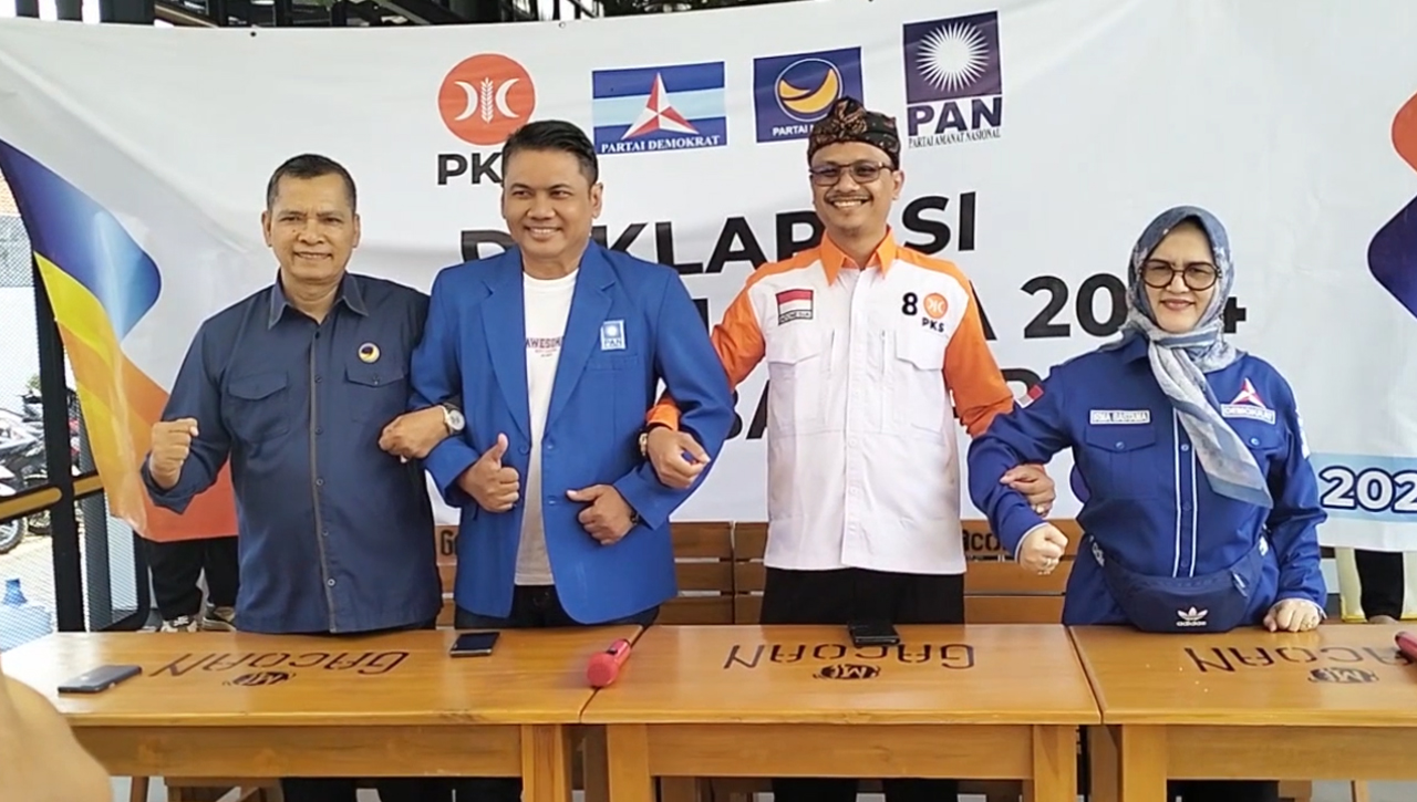 PKS, PAN, Demokrat Dan Nasdem Bentuk Koalisi Banjar Madani, Akhir Juli Targetkan Usung Nama Pasangan Calon