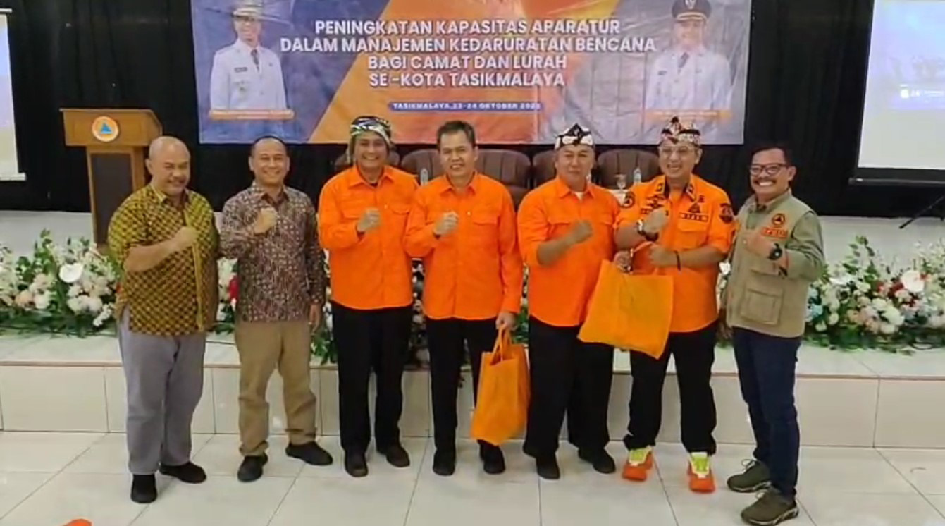 Camat dan Lurah Dibekali Manajemen Kedaruratan Bencana, Kenalkan Potensi Bencana di Wilayah Masing-Masing