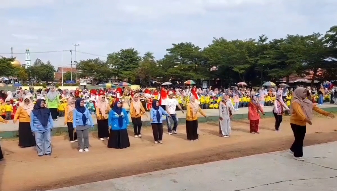 Gali Potensi Dan Kreatifitas Anak Usia Dini Lewat Gebyar Senam, Diikuti Oleh Ratusan Siswa Dari 46 Lembaga Pau