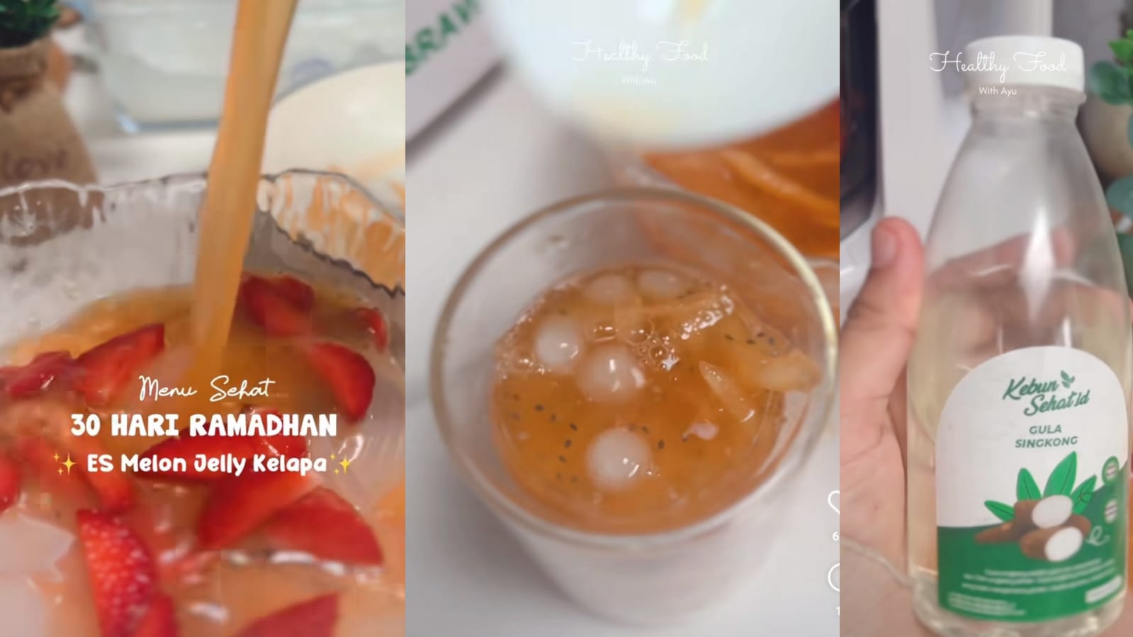 Menu Takjil Ramadan yang Sehat dan Menyegarkan: Es Melon Jelly Kelapa, Begini Cara Buatnya