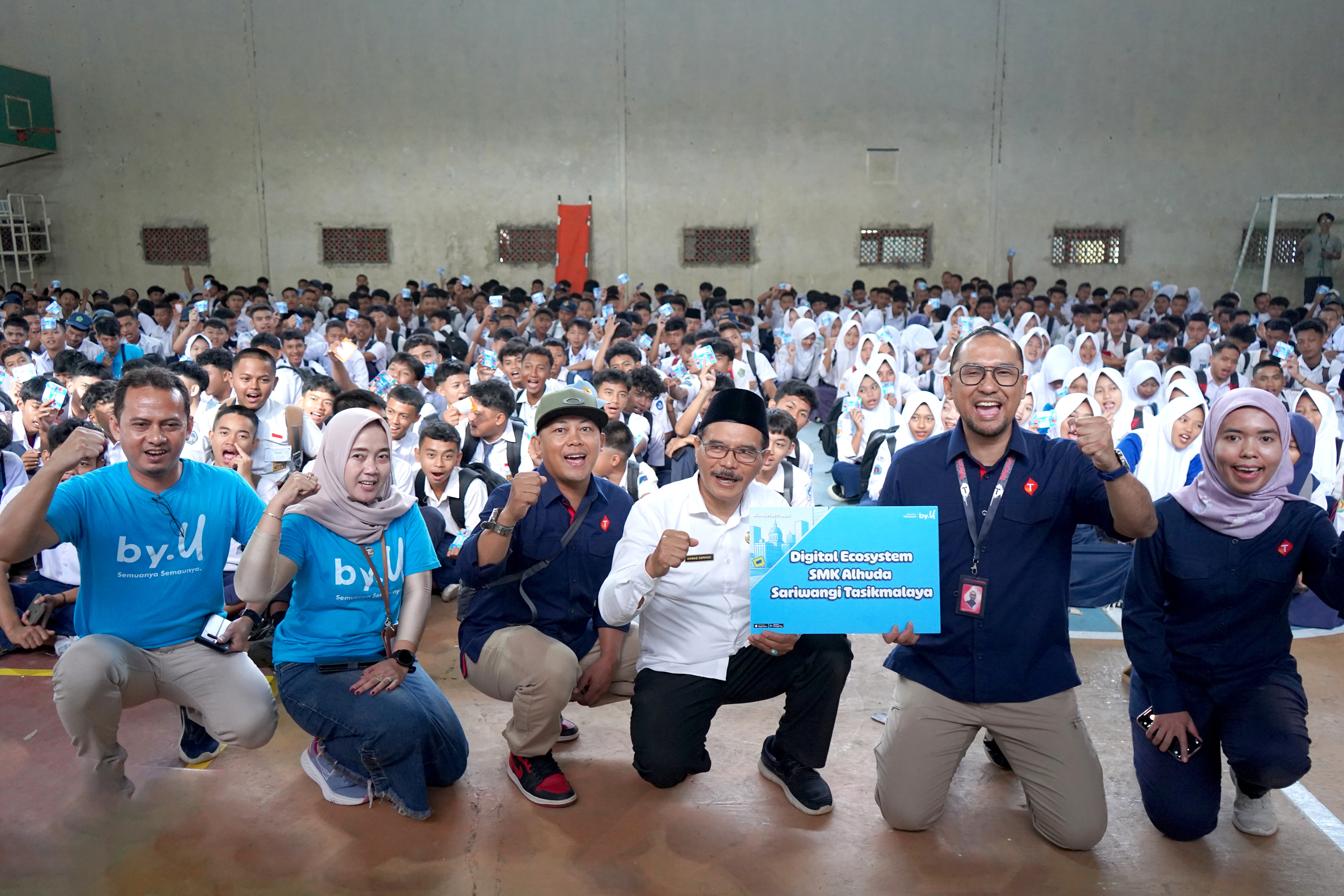 Dukung Ekosistem Digital, Telkomsel Hadirkan Platform Skul.id di SMK Al-Huda Sariwangi Tasikmalaya