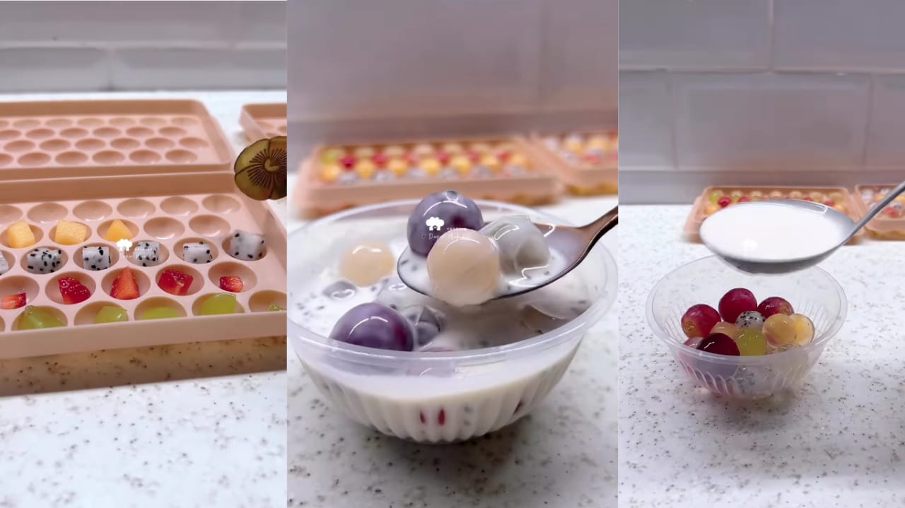 Resep Minuman Viral di Malaysia, Creamy Fruit Jelly Ball yang Manis dan Menyegarkan, Cocok Buat Takjil Puasa