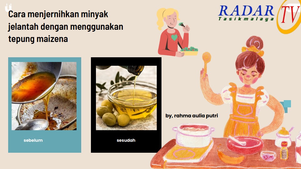 Begini Cara Menjaga Agar Minyak Goreng Gak Cepat Kotor, Dengan Tepung Maizena Minyak Goreng Jernih Kembali