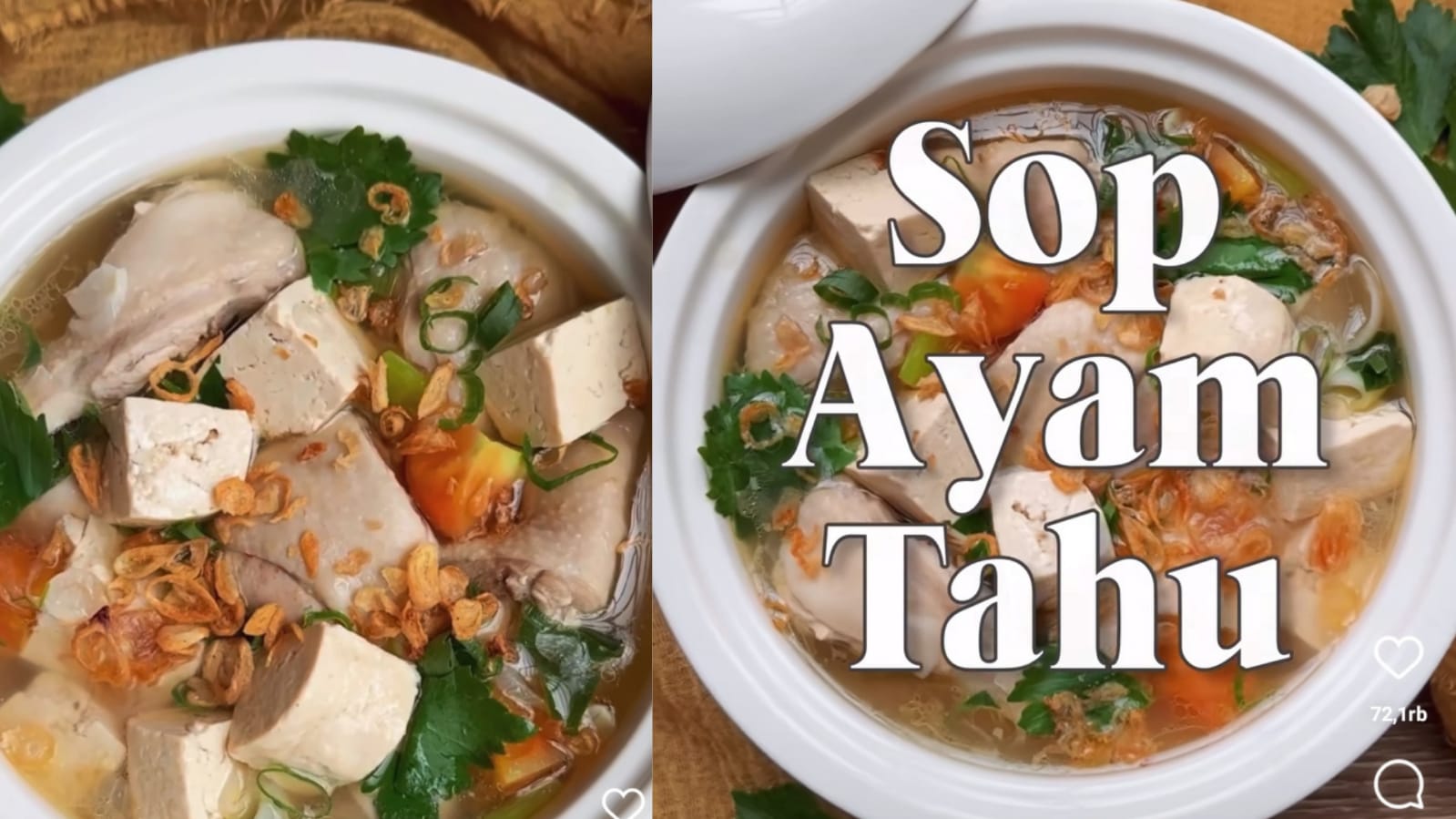 Resep Sop Ayam Tahu yang Flavorful, Cocok untuk Menu Sahur Bocil Pasti Ketagihan 