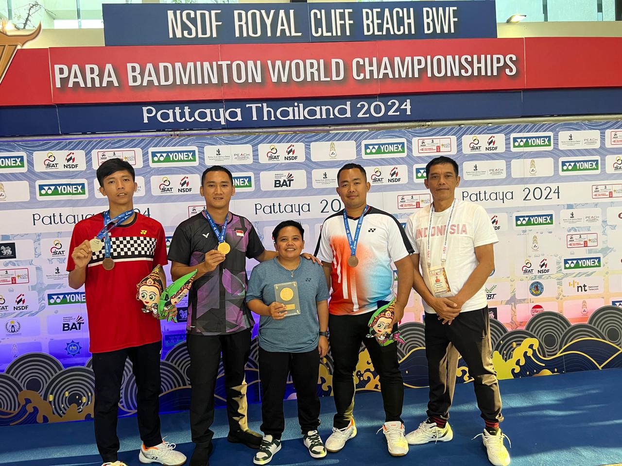 Membanggakan, Atlet NPCI Kabupaten Tasikmalaya Sukses Raih 3 Medali dari Kejuaraan Dunia Para Badminton